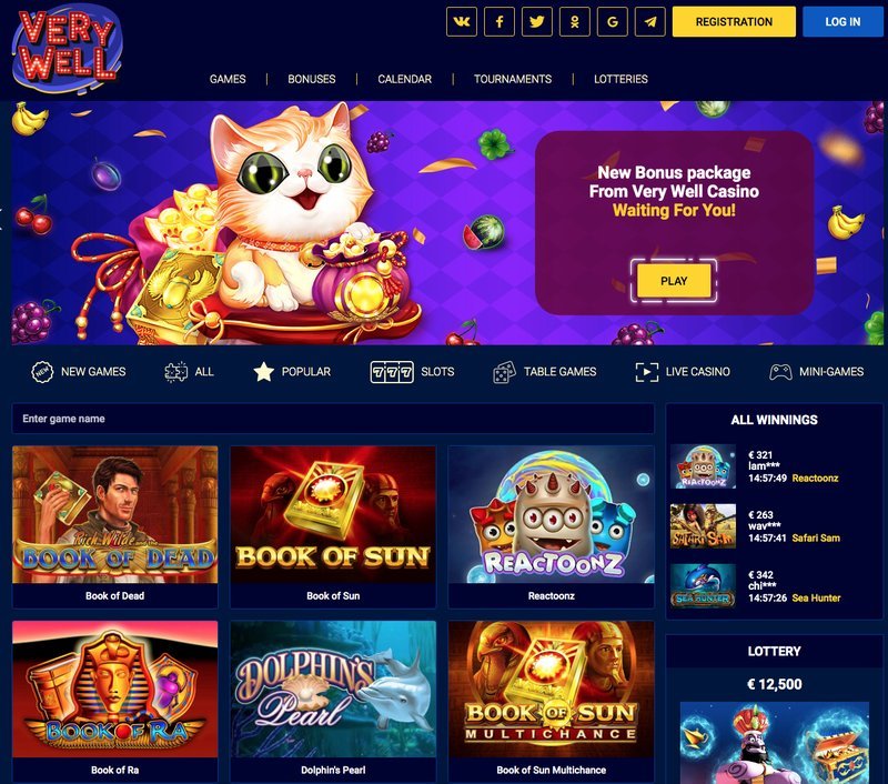 Very well casino in United Kingdom